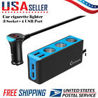 Ch10 0651354755186 Chgeek Car Cigarette Lighter Socket Splitter Usb Charger Ports Adapter