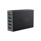 55.5w 0751570332083 Aukey Quick Charge Usb Charger Charging Station