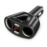 Lk-11226 1000783 Perfect Dual Usb Car Cigarette Lighter Socket Double Splitter Lcd