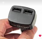 1015645 Dual Usb Car Charger Adapter Bullet For Mobile Phone
