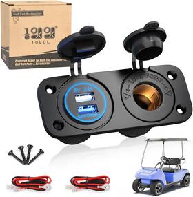 10l0l 445022079000 12v Dual Usb Socket Cigarette Lighter Power Outlet