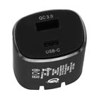 13107 Just Wireless And Dual Port Wall Black 705954131076