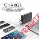 185wh Powerbank 50000mah 6 Port 5 12 20v Portable Charger External Battery Power Bank