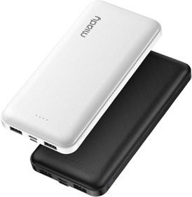 Hyd007 2-pack Portable Charger 15000mah Power Bank Miady Two 5v 2a Usb Output Ports