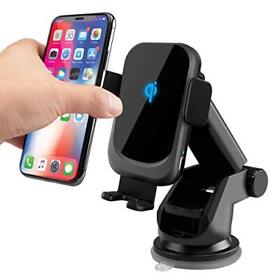 2022 Version 15w Qi-duba Fast Wireless Car Charger Auto Clamping Mount And Suc
