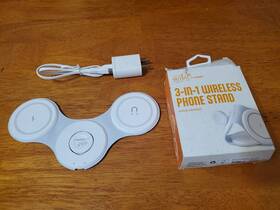 24/7 052548506384 3-in-1 Wireless Charging Stand For Apple Iphone/iwatch/airpords