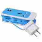 Blu-fz-015 3-in-1 Generic Travel Charger With 2 Usb Power Ports 1 Universal Prong Ac Port