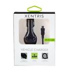 31-1161-05-xp Xentris Dual Micro Usb Vehicle Charger Black Foot 097738599616
