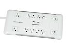 3420joules Power Built- Ports - 2 12 Charger Usb Protector Outlet Surge