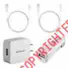4-in-1 Getwow New Quick Charge 2.0 Essential Home Car Charger Kit White 718046564539