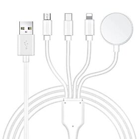4 In 1 Watch And Phone Charger Cable Multi Usb Charging Type C