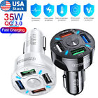 Fnmsuk9r562ei 4 Usb Port Super Fast Car Charger Adapter For Iphone Samsung Android Cell Phone
