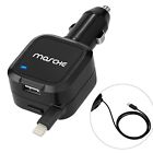 4019311 Mosche Car Charger Retractable Lightning Pin Cable Charges 724500817837