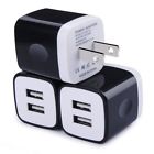 4335013771 Pack Quick Charging Black Usb Wall Outlet Charger Adapter Dual