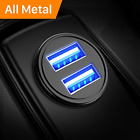 4335022087 Ainope Car Charger Aluminum Alloy Adapter Dual Usb Port Fast