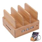 4336782646 Othoking Bamboo Charging Station Usb Dock Stand 615311737158