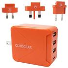 4344295861 Echogear International Travel Power Adapter With Ports Voltage