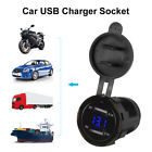 Ma1623 4894663484408 Unbranded Car Voltage Meter Blue Led Voltmeter Dual