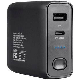 4xem 873791009121 5000mah Power Bank Ac Portable Mobile Charger Combo 4xcpc5000charge