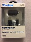 52805804 Just Wireless Car Charger Usb Amp Black