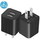 536b Jahmai Wall Charger Universal Dual Port Usb Travel Ac Adapter