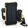 563456 Cass Portable Solar Charger Waterproof Dual Usb External Battery Power