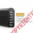 Ic-dc01 6-port Iclever Boostcube 50w Usb Desktop Rapid Charger 2.4a Max Per Port New