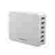 Usbcdq06-whi 6-port Eonfine Usb Charger 45w Desktop Charging Hub