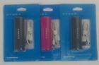 600603190742 Dynex New Lot Of 3 Portable Charger 2000mah 2 Gray 1 Pink Fast Shipping Nr