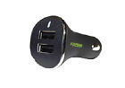 60715pg Charger Blk Nocable Dual Puregear 4.8a Usb Car