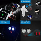 608442334297 Accnic Socket Adapter Splitter Dual Usb Port Charger