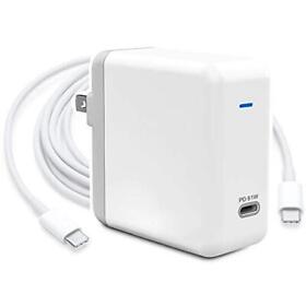 61w Usb C Charger Compatible With 2018 2019 2020 Mac Book Ipad Pro 12.9/11