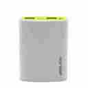 6600mah 83266-white Bolan Ultra-sleek Dual-port Usb Portable External Battery Charger White 011747265270