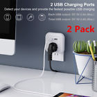 667016770718 Floureon Pack Wall Mount Charger Led Night Light