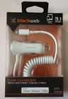 681131134286 Blackweb New In Box Amp Car Charger With