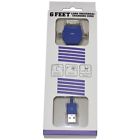 Cc6tri-pur 6ft Durable Candi Material Connector Tri Cord Fs Purple Poldera