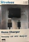 2.4705954045021 705954045021 Just Wireless Home Charger Cable With Wall Plug