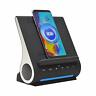 712182883844 Azpen Wireless Charging Dock Bluetooth Speakers Black