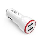 73447 Smartphone Dual Usb Car Charger Powerdrive Compact White Anker