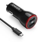 7426892037512 Cargador De Coche Dual Usb Powerdrive Micro Cable