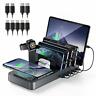 768490150000 Nasuque Wireless Charging Station For Multiple Devices Ports