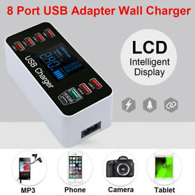 S006-045-us 8 Port Smart Multi Usb Ac Wall Charger Hub Fast Charging Station U9