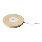 802.897.90 Nordmarke Ikea Qi Wireless Smart Phone Charging Pad Birch Wood