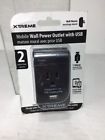 805106281113 Extreme Xtreme Cables Wall Power Outlet With Usb