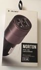Ia8032-bkx 846816044810 Morton Dual Usb Silver Car Charger Nib Brand New Universal