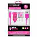 Xat8-0101-pnk 88362 Xtreme Cables 1 Port Amp Car Home Chargers Plus 3 Ft Micro Cable 805106883621