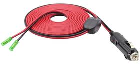 A-000027 Aaotokk 12volt Fused Cigarette Lighter Male Plug With Leads Cable 16awg Lig