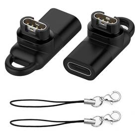 Jw332 Abanen 2pack Usbc Female To For Garmin Watch Charger Connector Male Adapter Type C