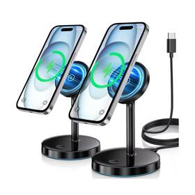 Y125 Abskryo 2 Pack Mag-safe Charger Stand 15w Magnetic Wireless Charging Statio... Fast Ship