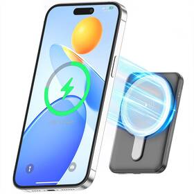 Acenew 798610252819 Magnetic Power Bank 5000mah Mini Wireless Portable Charger With Stand And Typ